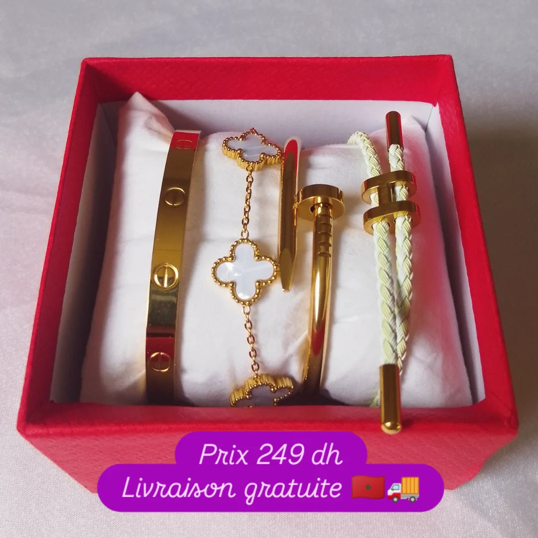 ensemble radco + 4 bracelet