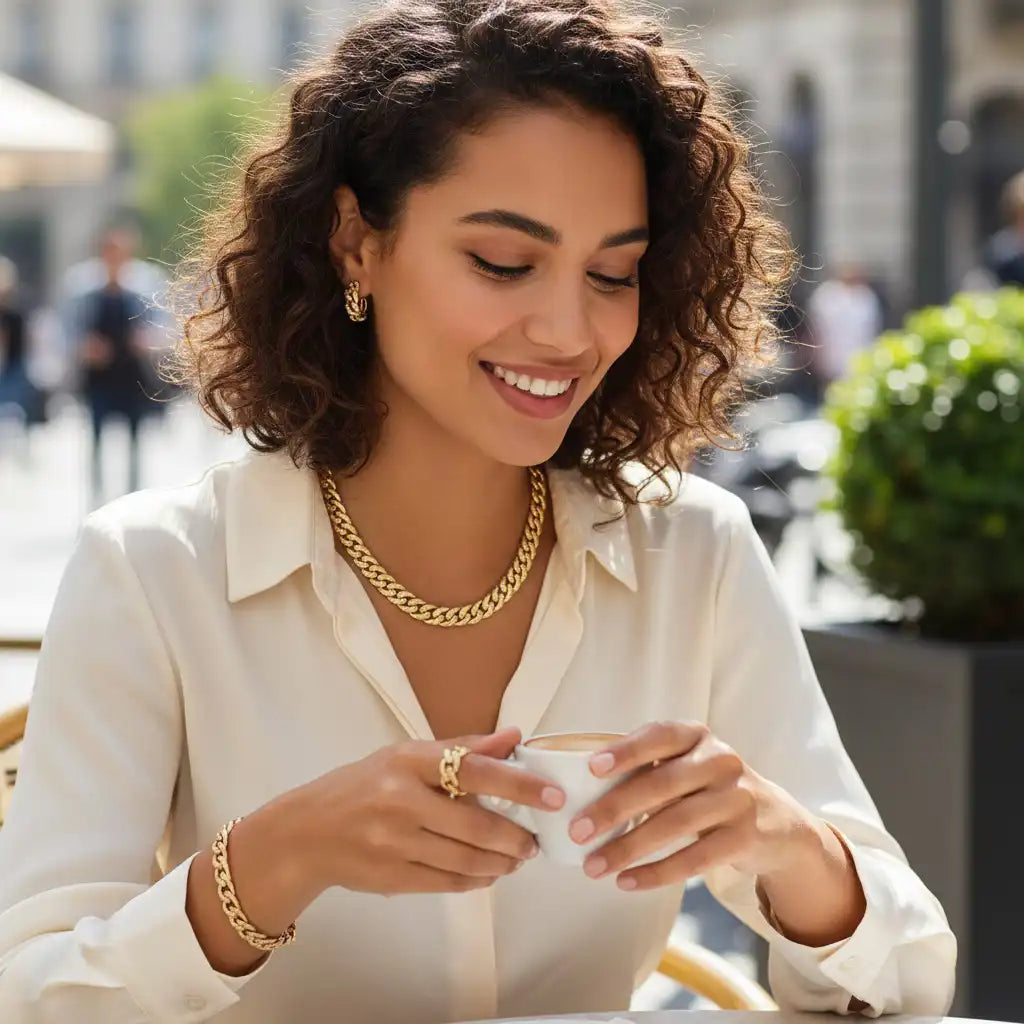 Ensemble Élégant “RADCO” – Finition Dorée