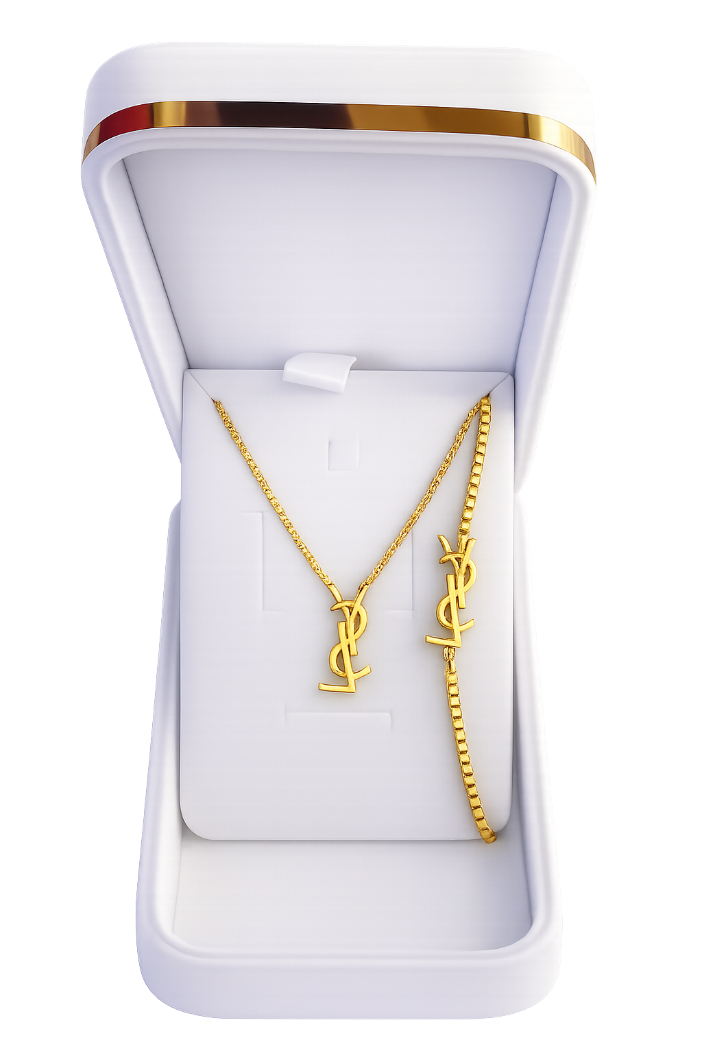Set Bijoux Élégance YSL (Collier & Bracelet)